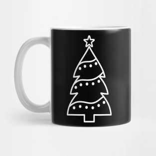 Christmas Tree Classic Cute Santa Winter Present Mug